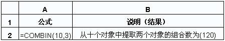 Excel計算組合數或二項系數的COMBIN函數_本站