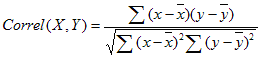 ExcelCORREL(sh)Zc÷