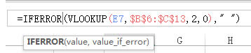 excelIFERROR(sh)Vlookupƥe`_վ