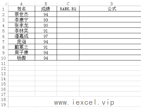 ExcelRANK.EQʹðDĽ̳