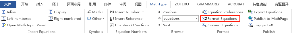 word޸MathTypeʽwС
