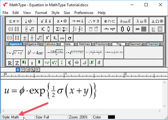 MathTypeʽϵyʹü-ͨ^ʽxķеw
