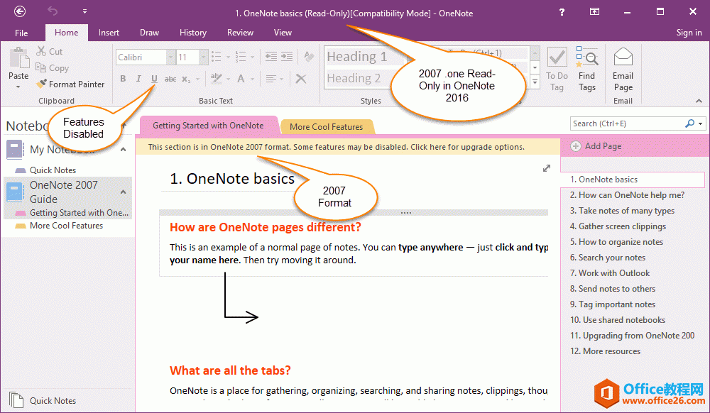 OneNote 2016 ֻxʽ_ 2007 ĹPӛ