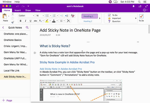 α OneNote xеăݳ HTML ļ