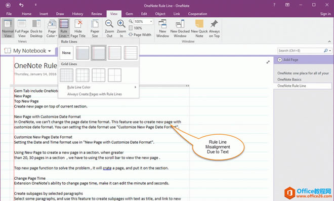 OneNote ݔ֕rͻʾWeλ