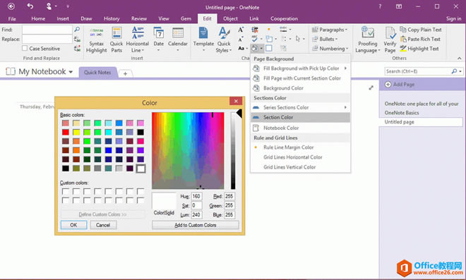 OneNote օ^(q)ɫxȡ