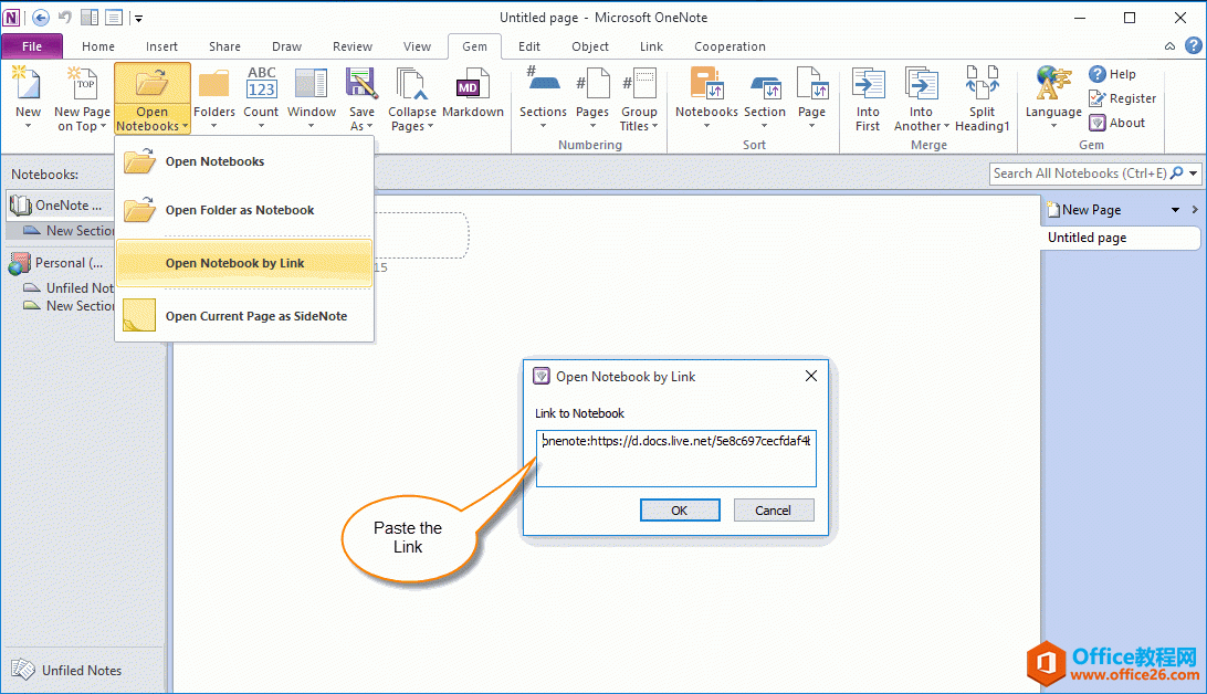 OneNote δ_˹ĹPӛ