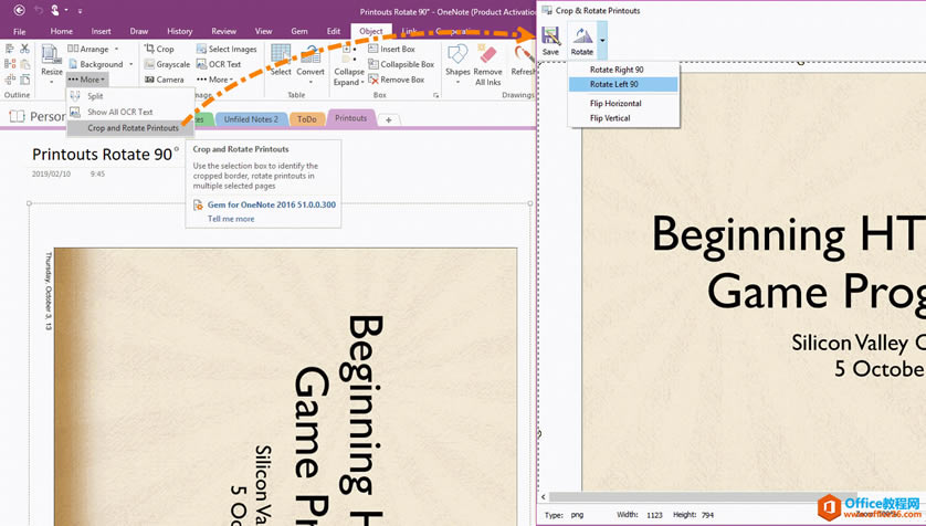ӡ PDF  OneNote D 90  