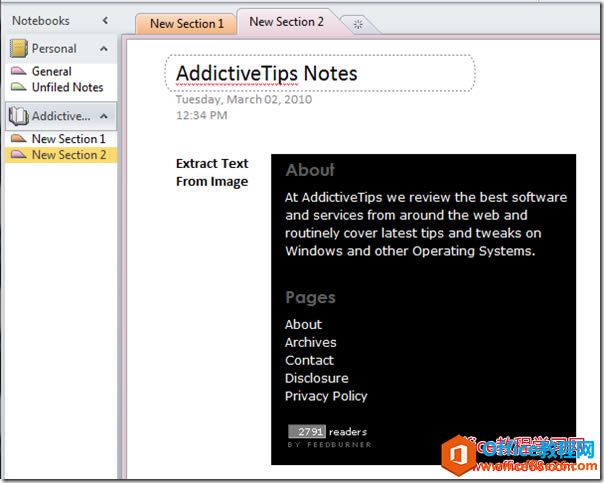 \ OneNote ΏĈDȡı[OCR]
