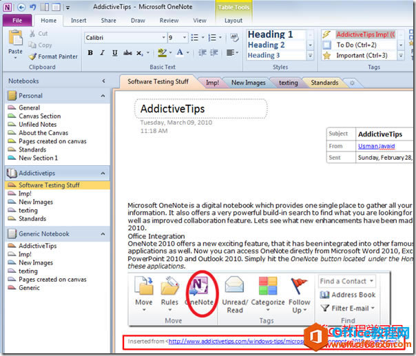 ΰl OneNote Web g[_վ