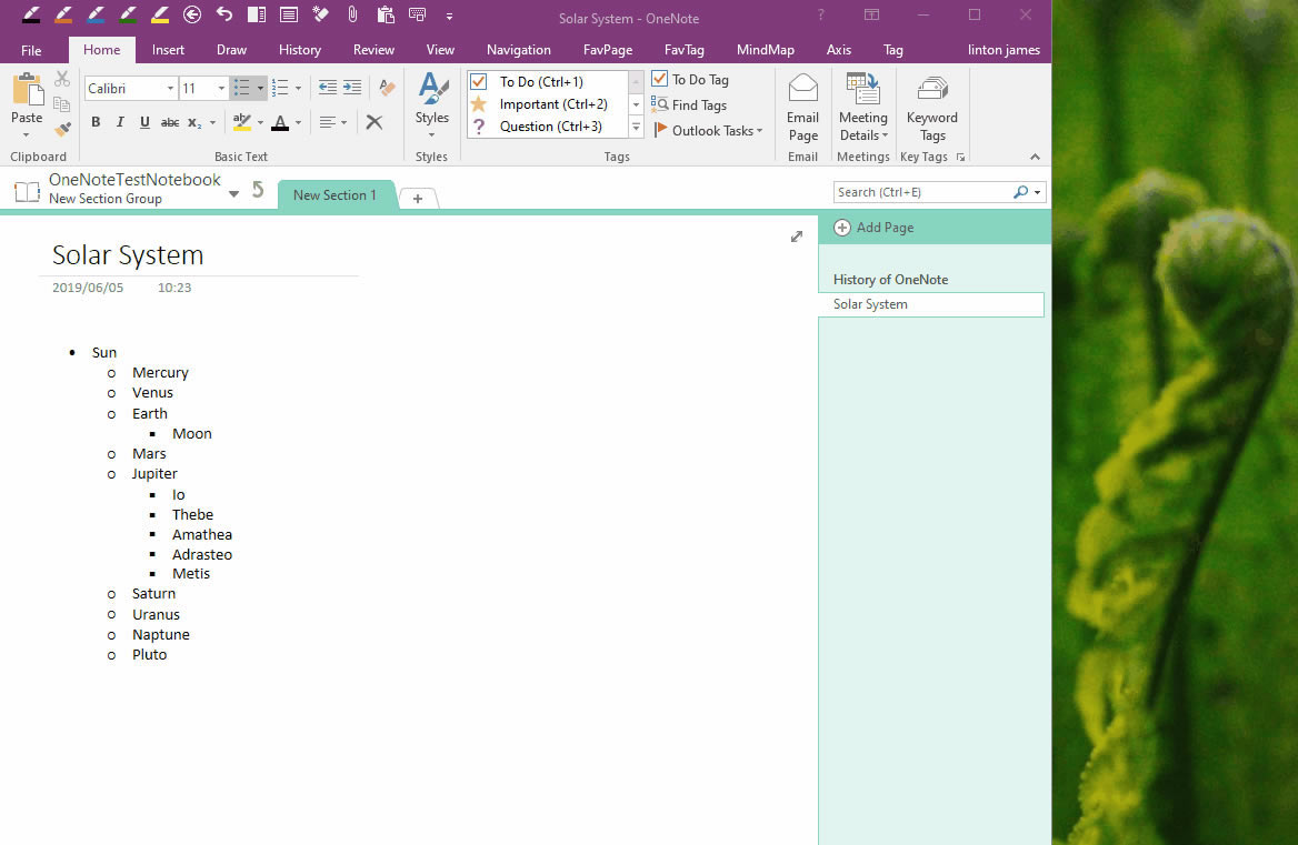 ѸDQ OneNote Ŀ̖Ļǔ־̖Ğ˼SD