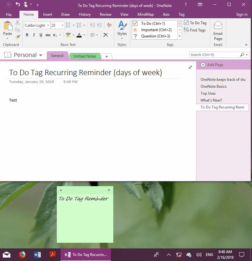O OneNote kֻڹMѣ