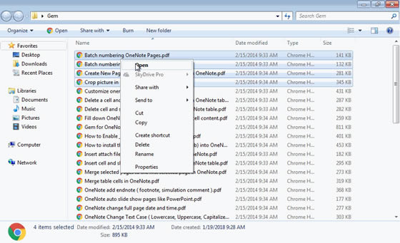 Լıʽֲ PDF ļ OneNote 