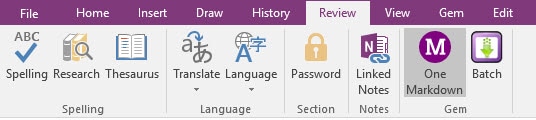 䌚һ} One Markdown for OneNote ( OneNote (ni)þ݋ )