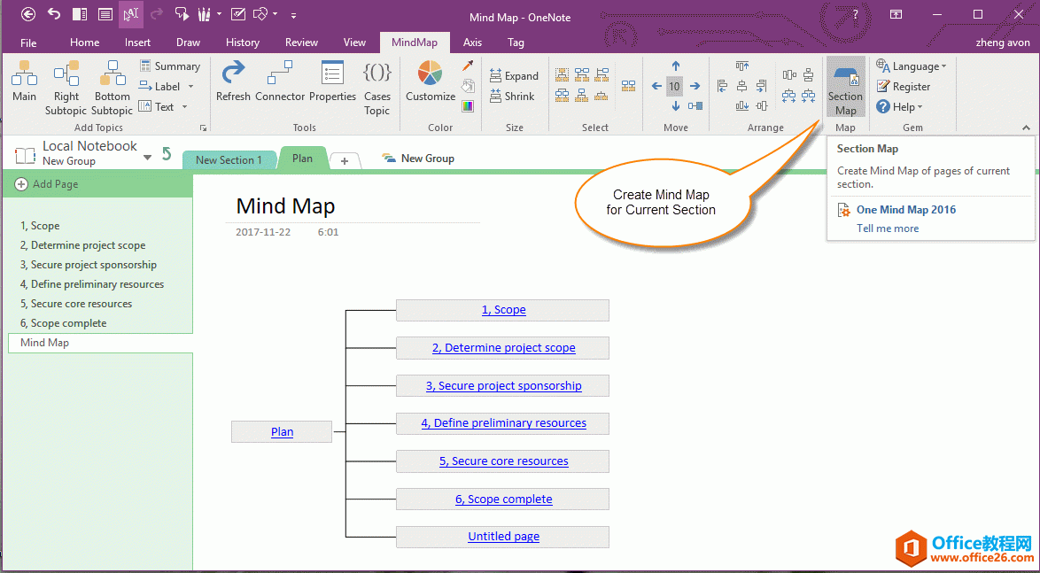 OneNote һI(chung)օ^(q)˼S(do)D