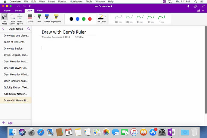ʹö䌚(bio)߁o OneNote for Mac oޣLD