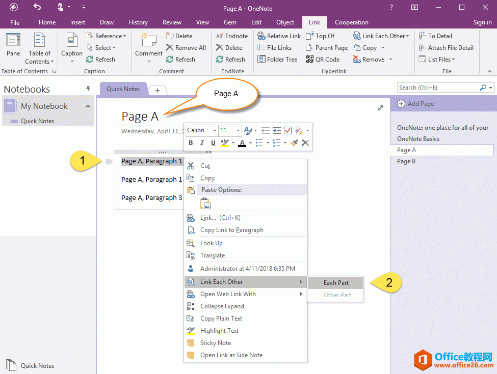 һ OneNote  A MС˲֡
