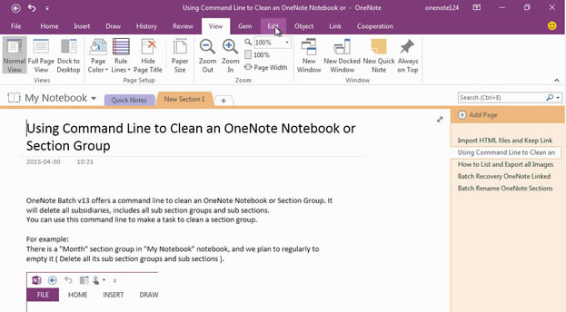  OneNote  Word ęn汳ɫ