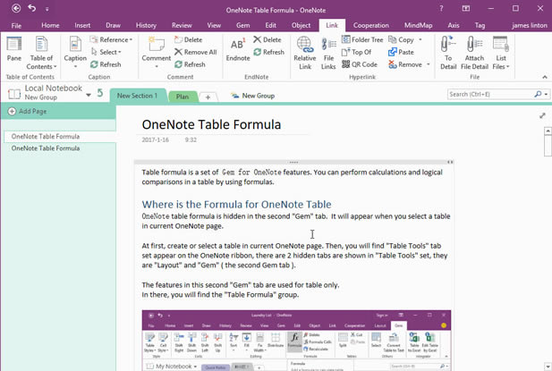 һIcˢ OneNote Ę}Ŀ䛴V