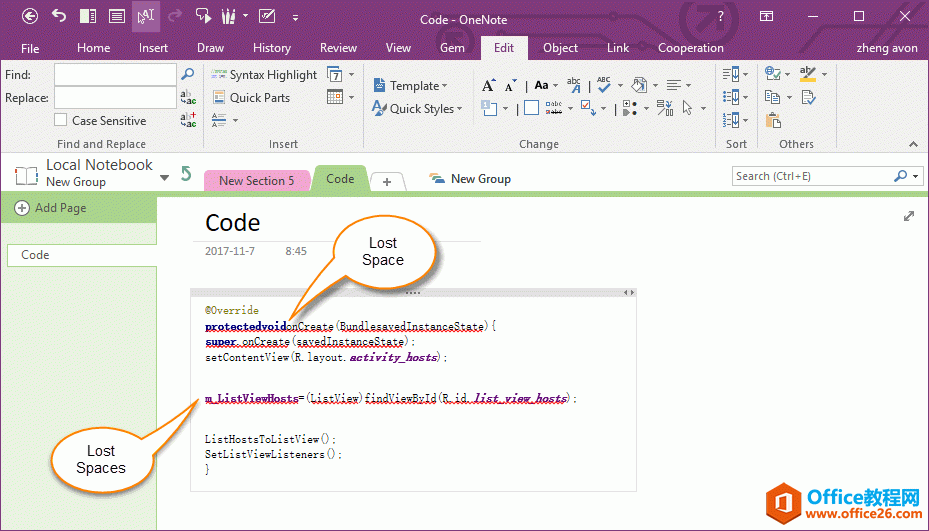 ̎ Android Studio ճNa OneNote ʧȥпո}