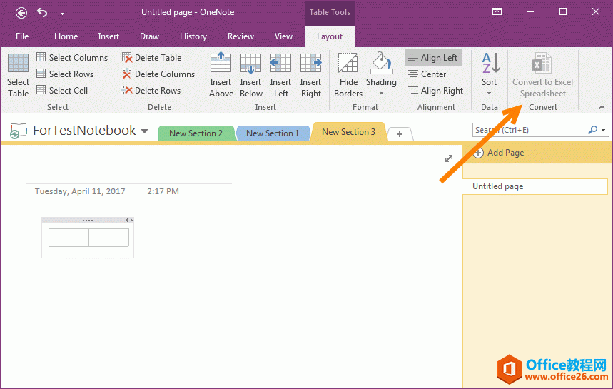 ɶ OneNoteĲµDQ Excel ӱoǻɫģ
