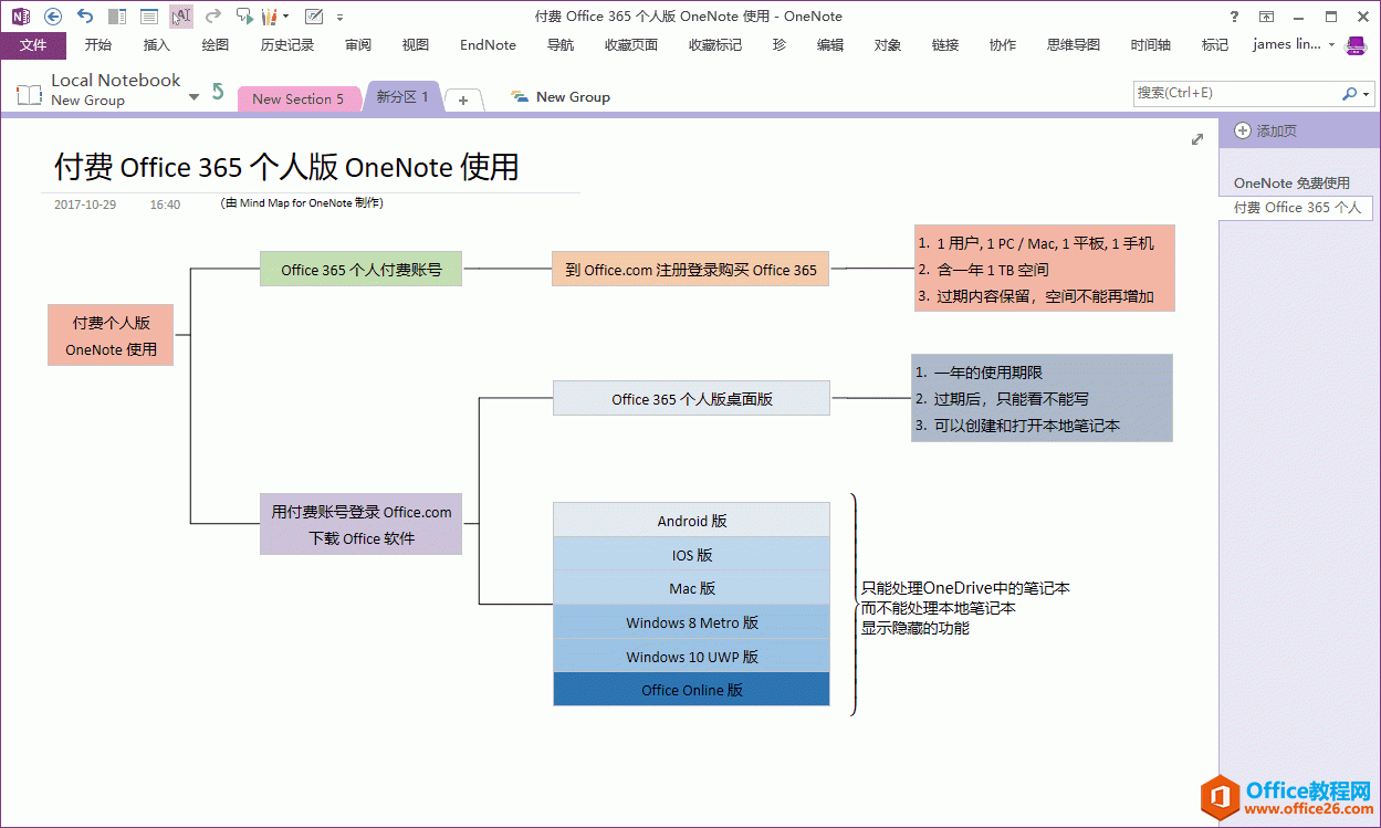 收費個人版 Office 365
