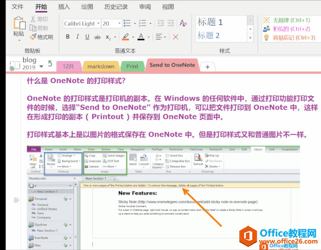 OneNote δӡͬɫľW񱳾