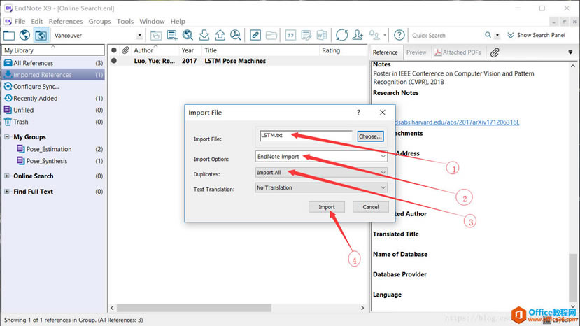 EndNote X9  arXIVīI