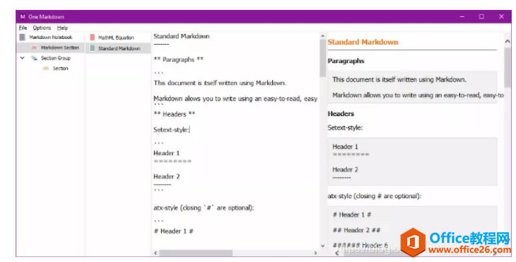 OneNote 2016֧ Markdown Z