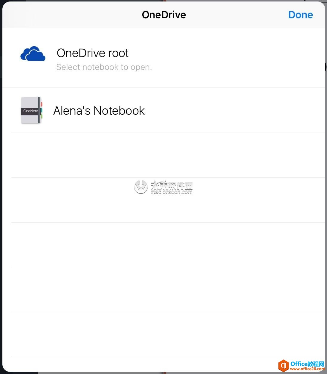 ΌMac OutlinePӛcOneNoteͬ