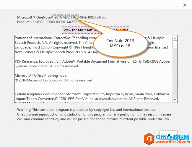 Office2016OneNote2016MSO汾̖16.0