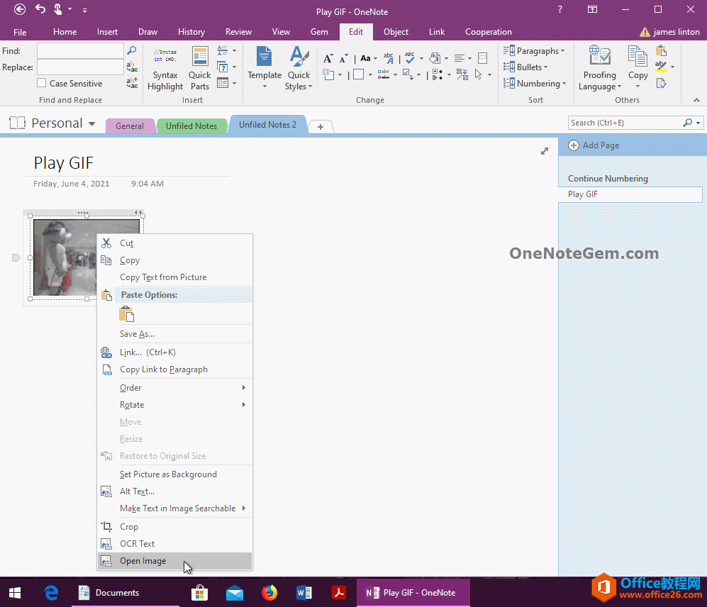  OneNote x GIF DƬIˆд_DƬ