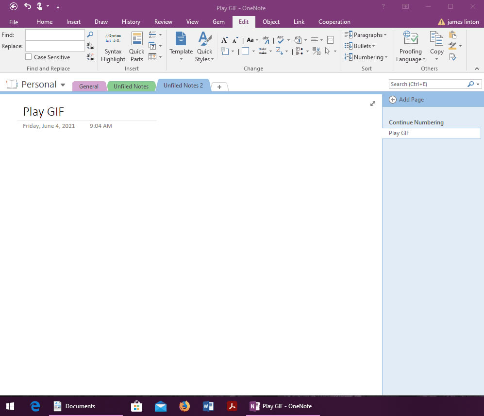 ͨ^䌚_ OneNote  GIF DƬ鿴ӈD