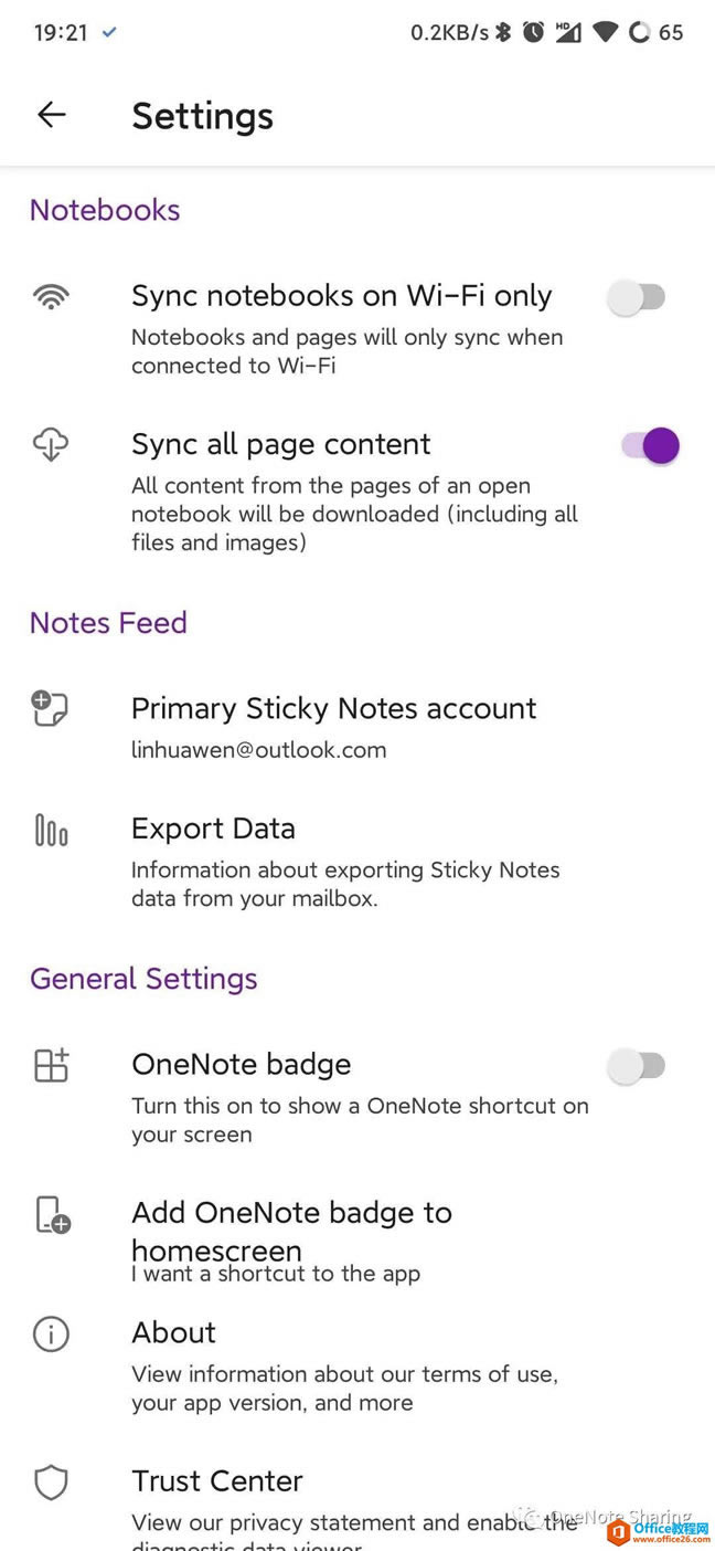 OneNote for Android UIģĬJFeedrg4