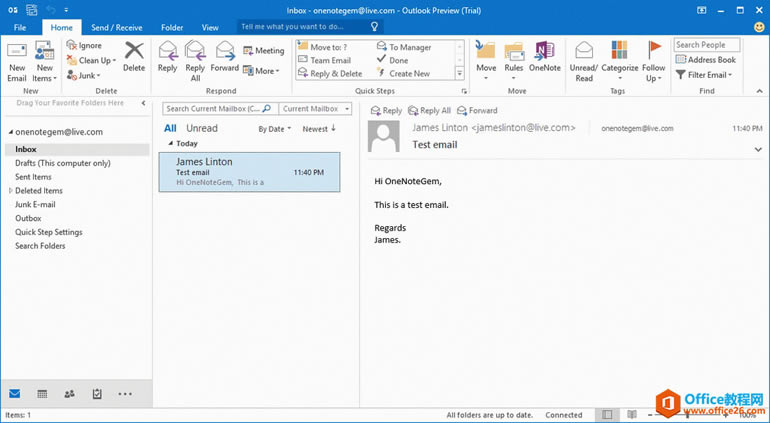  OneNote ģ棬ԭı Outlook ]