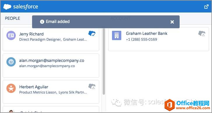 ͨ^µSalesforce App for Outlook߹Ч