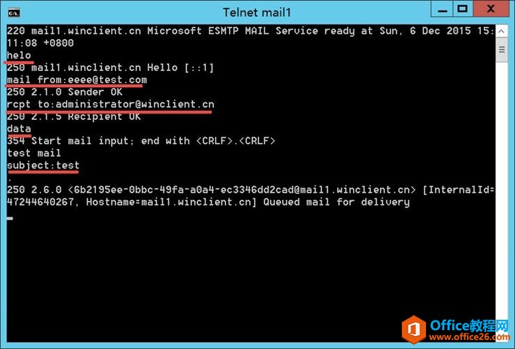 Exchange Server 2016ȲSMTP^