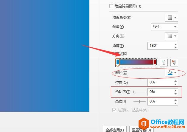 PPT漸變填充功能使用實例教程,PPT漸變主要是由一種到多種顏色的過渡填充效果