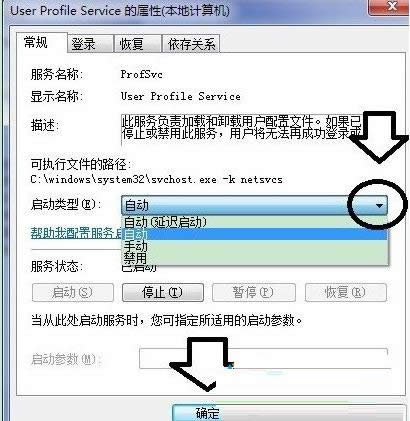 Win7ϵy(tng)_CʾUser Profile ServiceĽQ